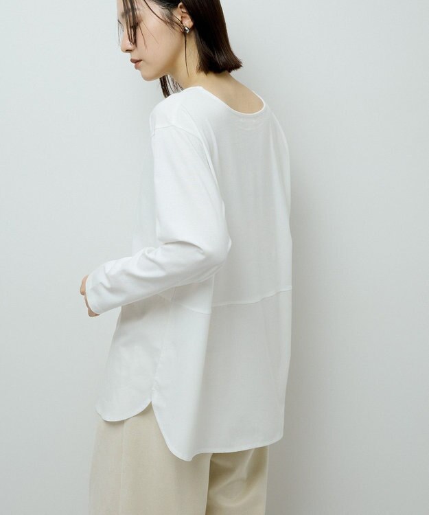 Green Parks 裾ドッキングホワイトインナー Off White