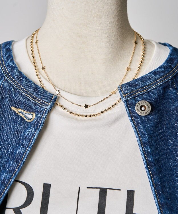 AMERICAN HOLIC ２点セット　スターチェーンネックレス Gold