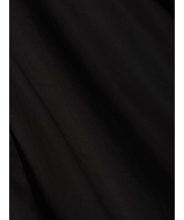 CRAFT STANDARD BOUTIQUE パールボタンピコフリルブラウス Black