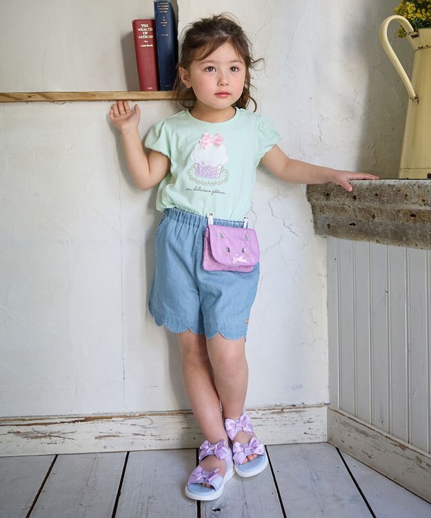 ANY KIDS アニマル 移動ポケット ピンク