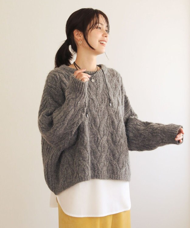 Green Parks 裾ドッキングホワイトインナー Off White