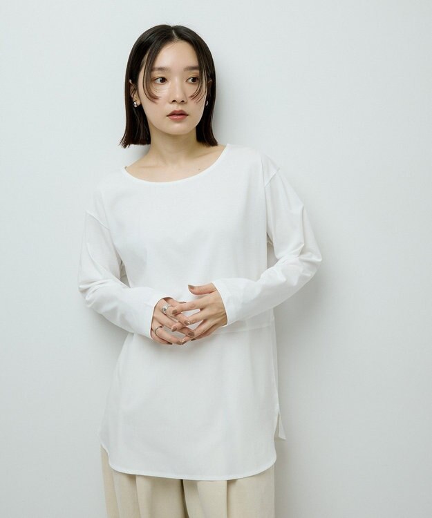 Green Parks 裾ドッキングホワイトインナー Off White