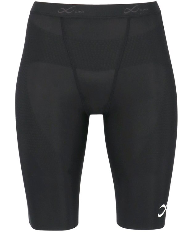 CW-X 【WOMEN】 CW-X 股関節サポート タイツ 【大谷翔平愛用モデル】 ハーフ ひざ上丈 5分丈 下半身の軸がブレにくい 骨盤サポート 球技・陸上 レディース HOY505 /ワコール ブラック