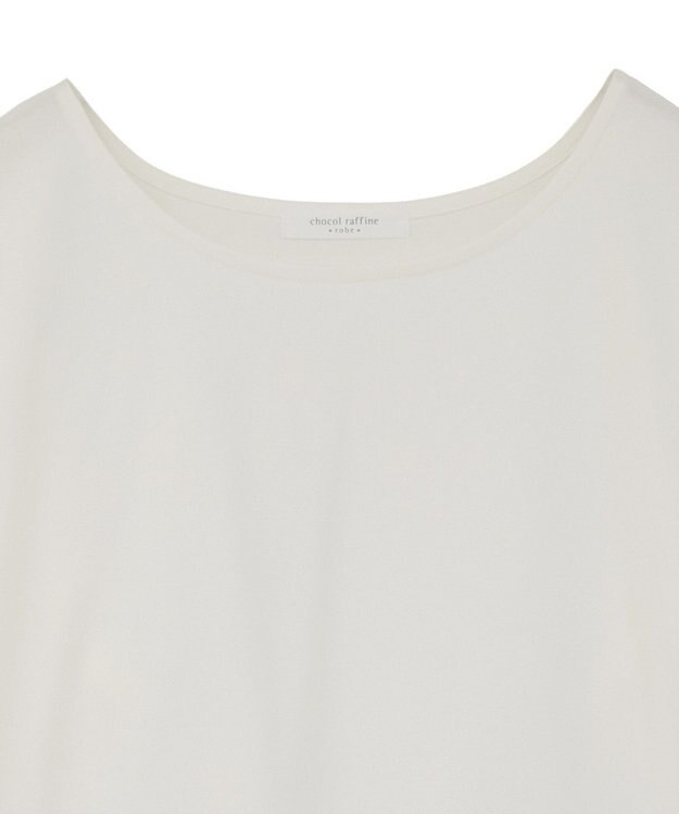 Green Parks 裾ドッキングホワイトインナー Stripe White