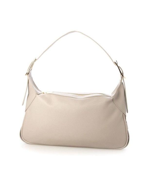 UNBILLION 【テレビ ドラマ着用アイテム】カシュカシュ cachecache / ダブルバックルベルトショルダー ライトグレー