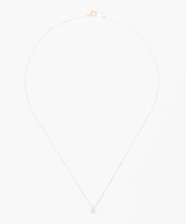 TOCCA 【WEB限定】FLORA K18 DIAMOND NECKLACE K18 ダイヤモンド ネックレス ピンクゴールド系