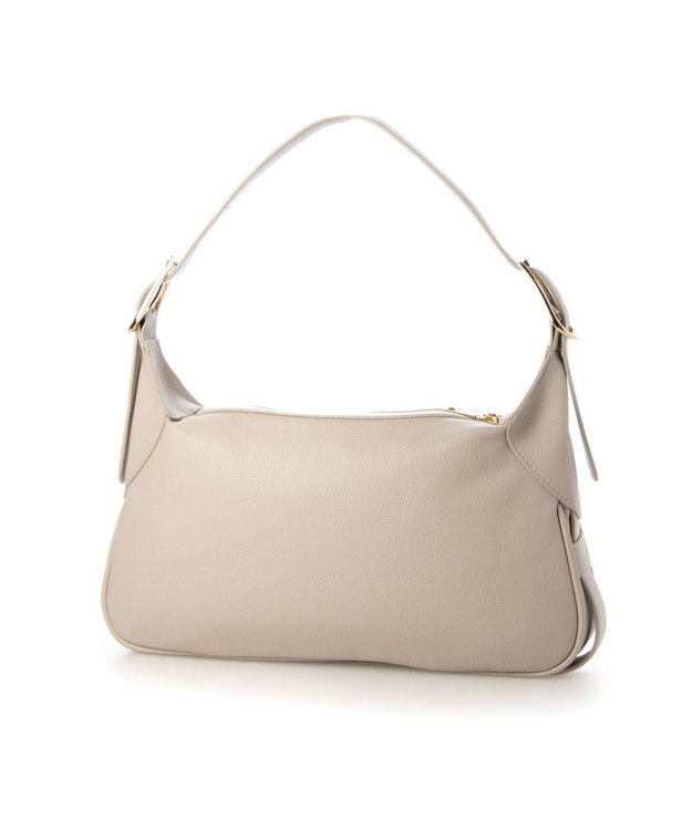 UNBILLION 【テレビ ドラマ着用アイテム】カシュカシュ cachecache / ダブルバックルベルトショルダー ライトグレー