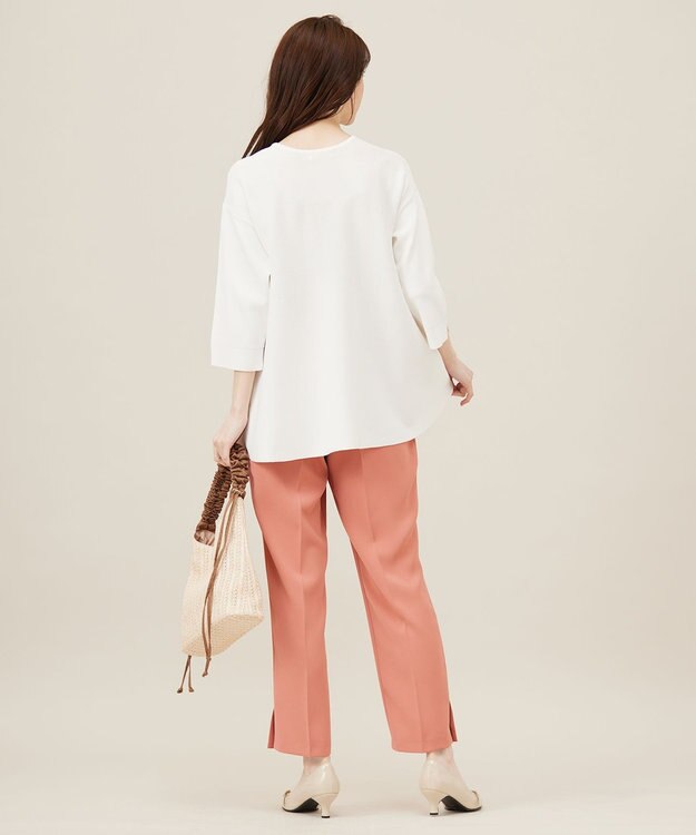 ANY SIS S 【UVカット・洗える】フレアニット チュニック オフ