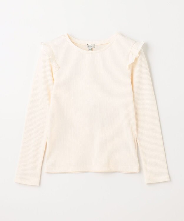 ANY KIDS 花柄キャミセット 長袖 Tシャツ エクリュ×エクリュ系花柄