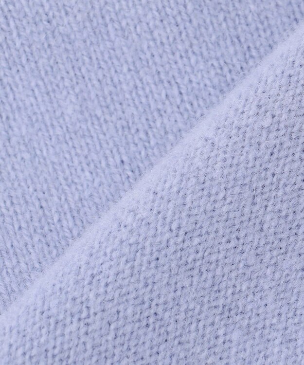 UNFILO カシミヤブレンド ハイネックニット サックス