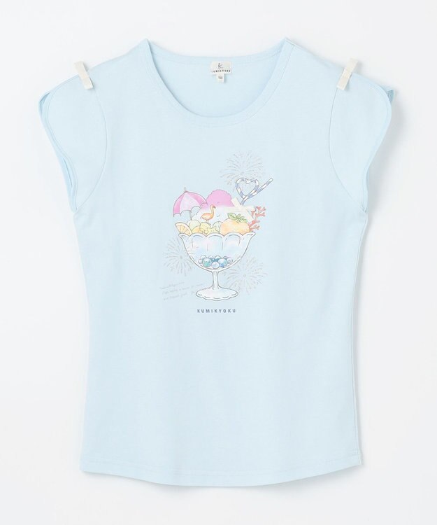 組曲 KIDS 【150-160㎝】OMATSURI Tシャツ サックスブルー系