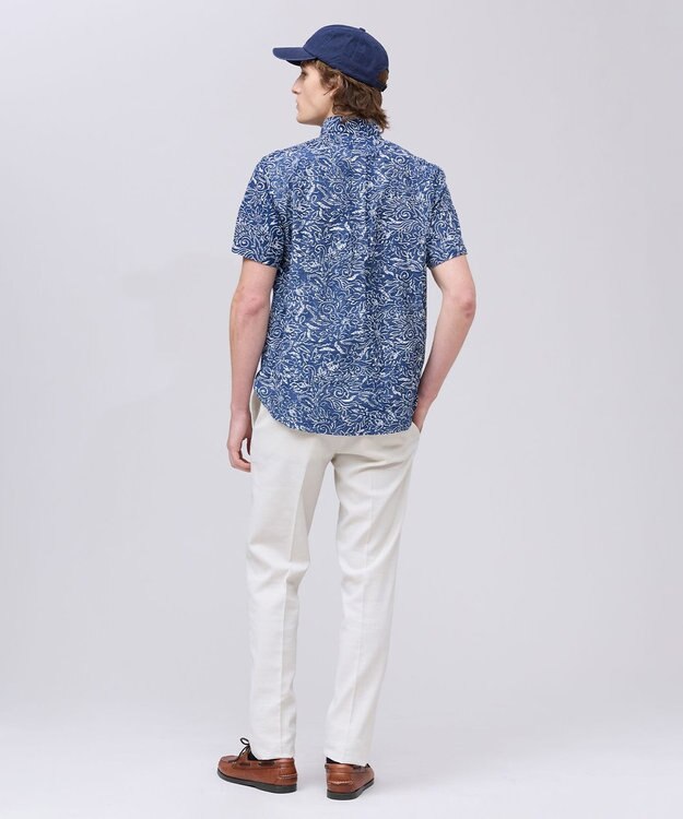 J.PRESS MEN 【J.PRESS YACHT CLUB】アーバンリゾート アロハ シャツ / B.D. ネイビー系5