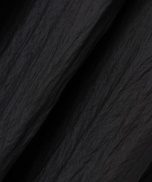 23区 【GOLD LABEL】シルクワッシャー 長袖ワンピース ブラック系