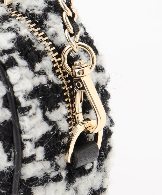 TOCCA TWEED CAMERA BAG カメラバッグ ブラック×ホワイト系