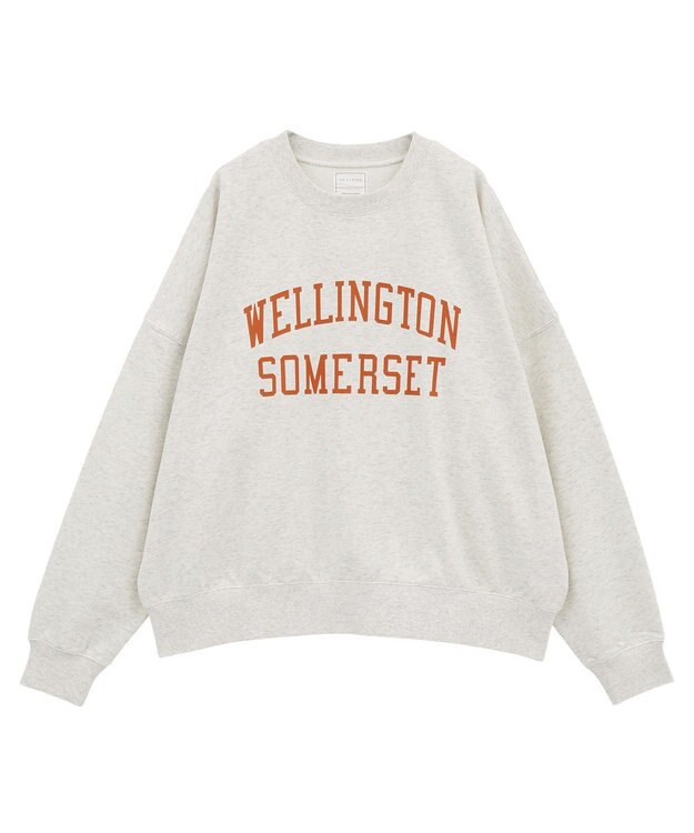 Green Parks オーバーサイズロゴ裏毛プルオーバー Oatmeal