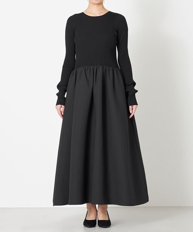 NAVE 【Nave・洗える】コンビネーションドレス ブラック系