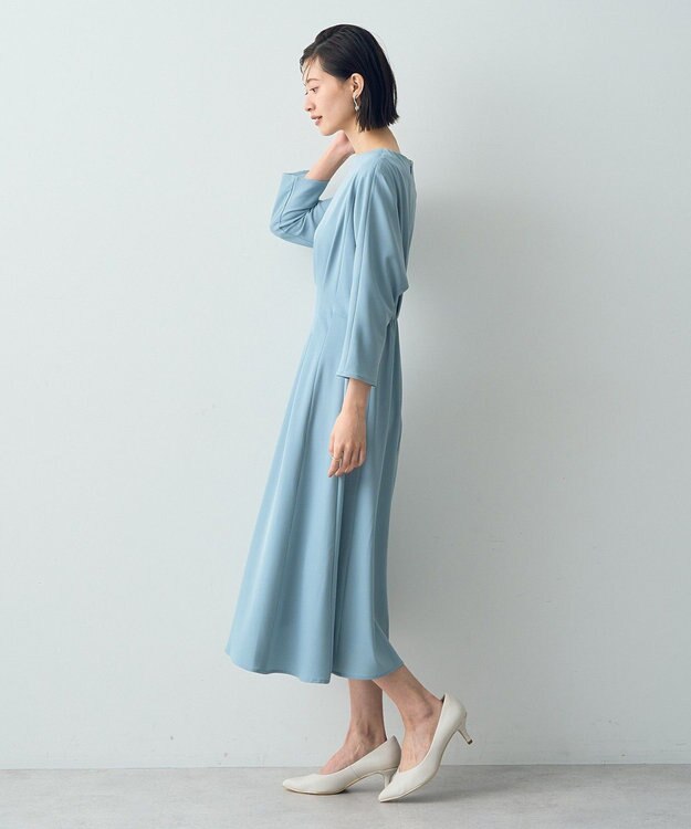 YECCA VECCA タックデザインドレス Ivory