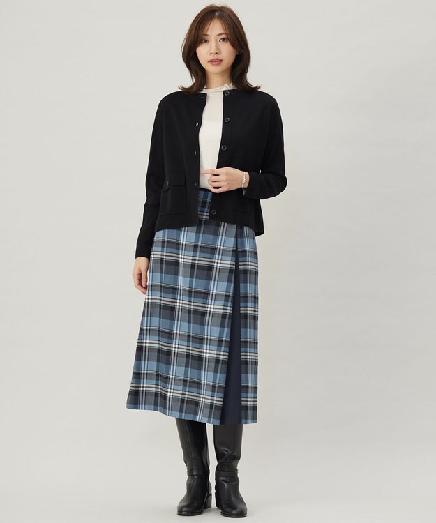 J.PRESS LADIES S 【WEB限定】シアーメローネックインナー カットソー アイボリー系