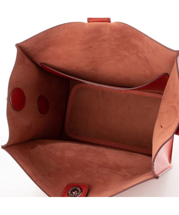 UNBILLION 【テレビ ドラマ着用アイテム】カシュカシュ cachecache / ヒネリハンドルインバッグセットトート レッド