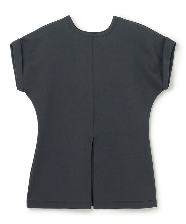 uncrave ダブルフェイスジャージー 2WAYスリットトップス スレート