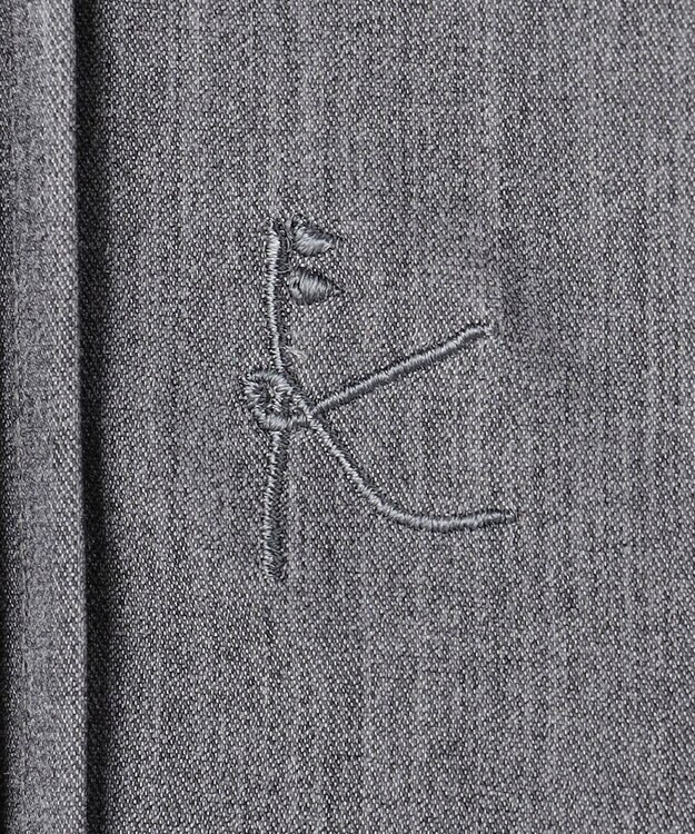 組曲 KIDS 【110-140㎝】 クラシカルグレーワンピース グレー