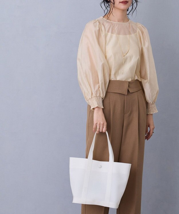 MioFIRANO DOOR J001 ハンドバッグ WHITE