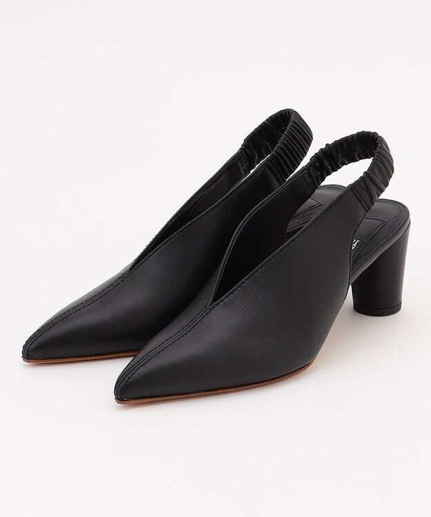 BEIGE， 【一部店舗限定】HENRI EN VARGO / MONIKA バックストラップパンプス Black