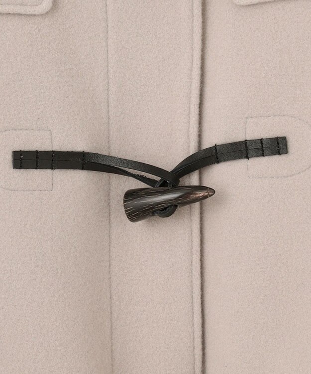 J.PRESS LADIES Jackal 140s ソフトメルトン ダッフルコート ベージュ系