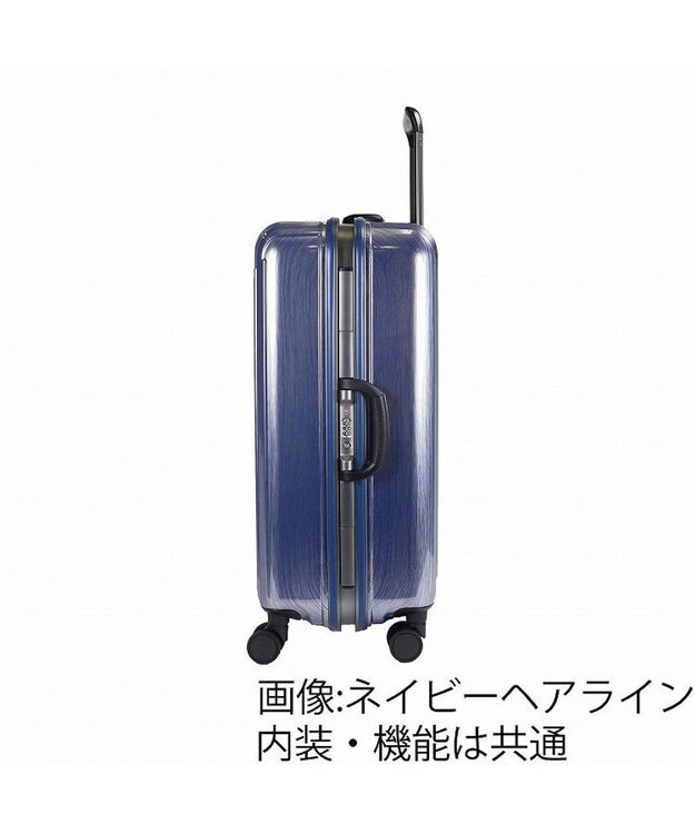 ACE BAGS & LUGGAGE ACE クレスタ2F スーツケース フレームタイプ 4~5泊 58L 05107 エース ネイビーヘアライン
