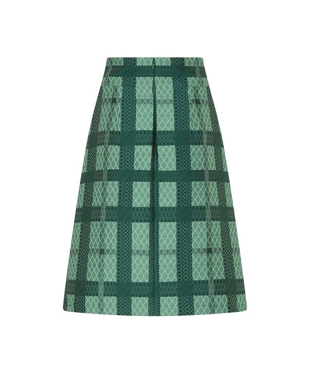 DAKS COOL CLASSICS ジオチェックスカート グリーン