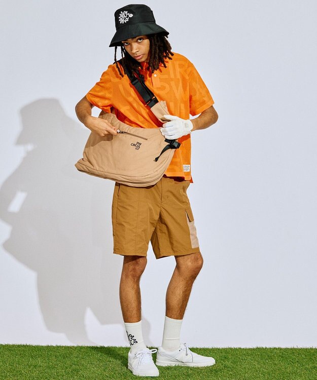 PW CIRCULUS 【GOLF OUT掲載アイテム】【着用可能BAG】【UNISEX】2WAY ウェアラブルバッグ  ゴルフ ベージュ系