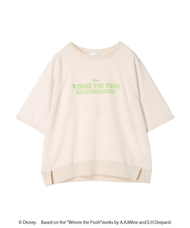 Green Parks Ｗｉｎｎｉｅ　ｔｈｅ　Ｐｏｏｈ／７分袖プルオーバー Ivory