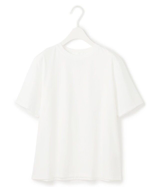 ICB 【洗える】 スーベニアTEE オフホワイト×白刺繍系