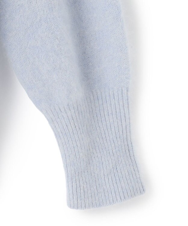 23区 【滝沢眞規子さん着用】クルーネック ヘアリー ニット サックスブルー系