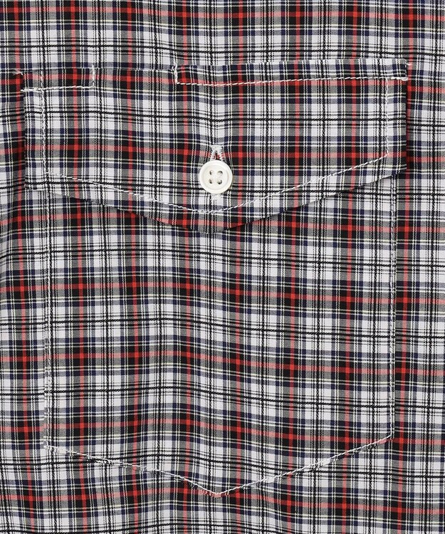 J.PRESS MEN ドビータータンマルチチェックシャツ レッド系3