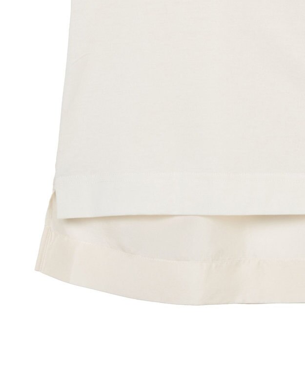 JOSEPH ジャージーハボタイ　ショートスリーブトップス Ivory