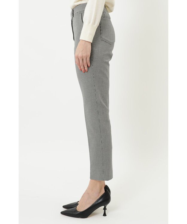 DAKS 裏起毛テーパードパンツ ブラック