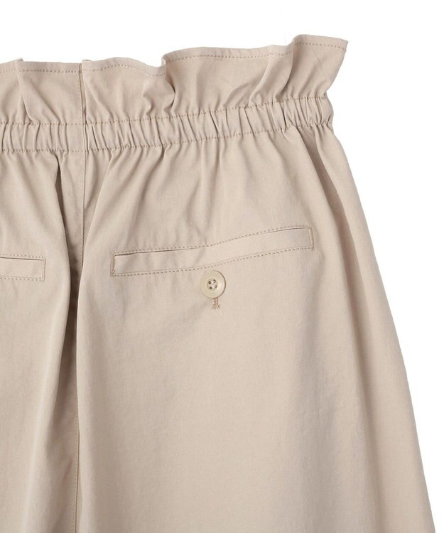 Green Parks ウエストフリルワイドコクーンパンツ Light Beige