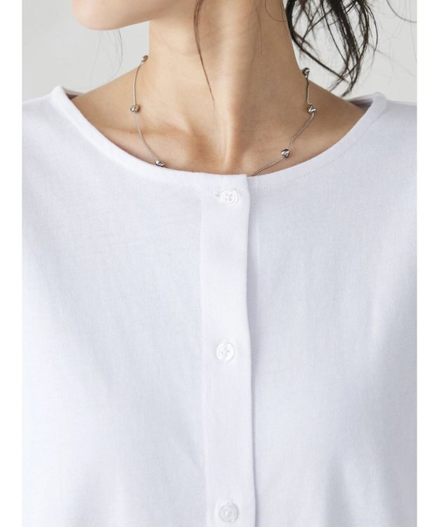 CRAFT STANDARD BOUTIQUE ２ＷＡＹカットカーディガン　 White