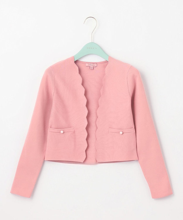 TOCCA 【洗える！】NIGHT SKY KNIT ボレロ ピンク系