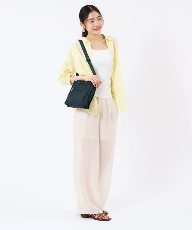 LeSportsac GH MINI N/S TOTE/ミッドナイトグリーン ミッドナイトグリーン