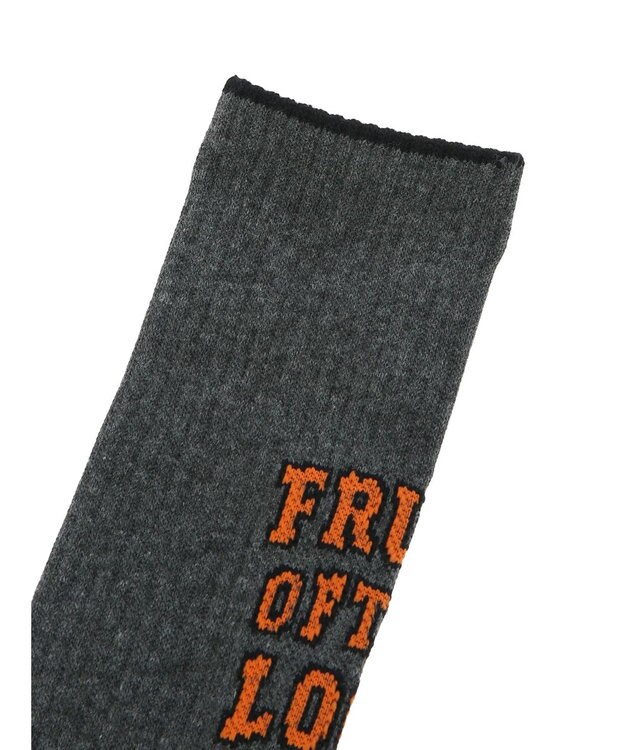 Green Parks ■別注　フルーツオブザルーム　３Ｐバックロゴソックス Mix