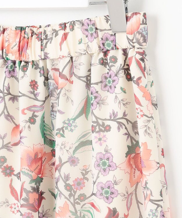 自由区 L 【カタログ掲載・洗える】マラケシュフラワープリント スカート マルチ