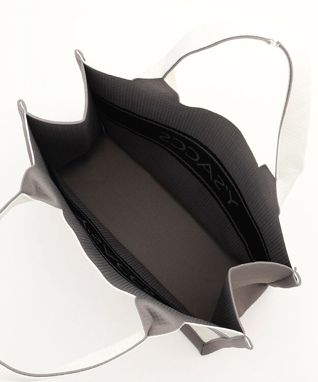 Y'SACCS ウォッシャブルニットトート large アイボリー