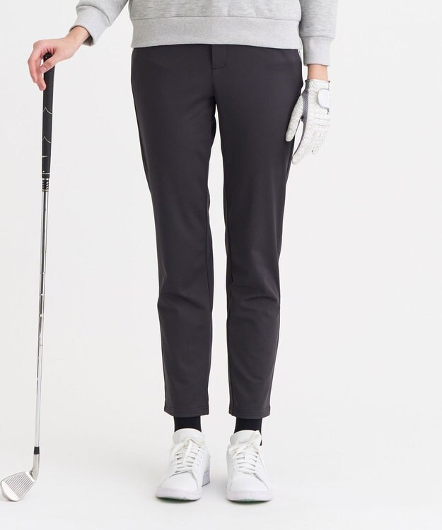 23区GOLF 【WOMEN】ハイゲージスムースパンツ ストレッチ グレー系