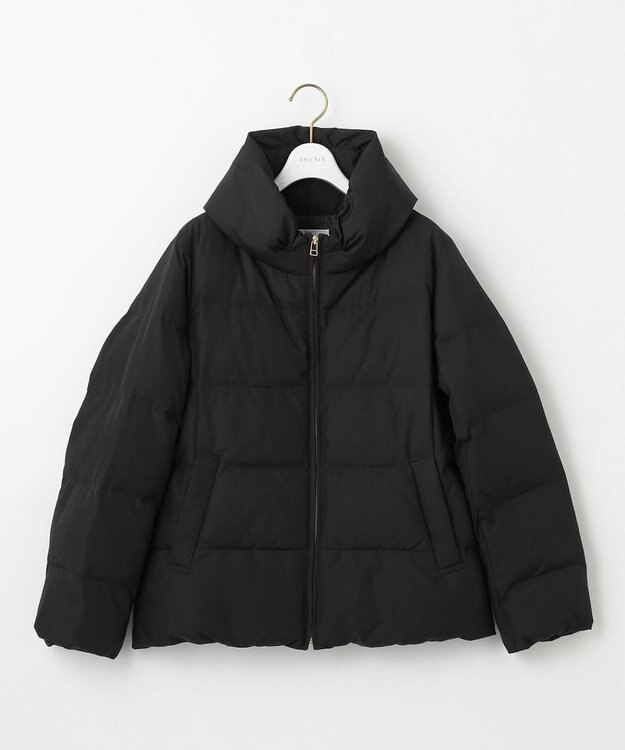 ANY SIS S 【洗える】エコファイバーミックスショート ダウン ブラック