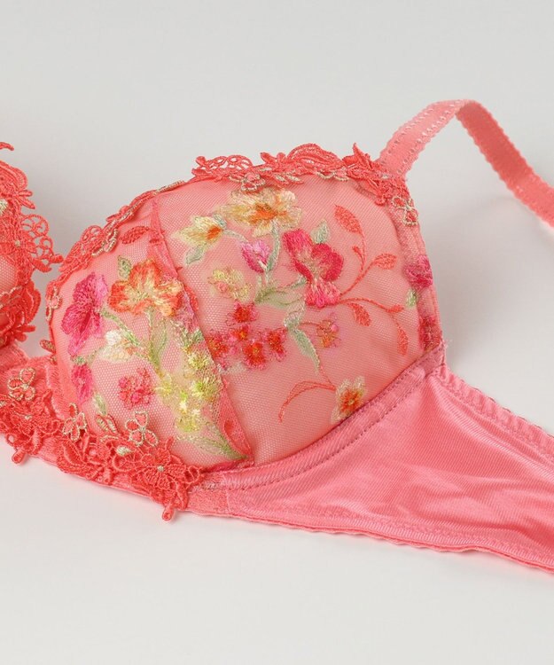 Wing ブラジャー Wing Lesiage ふっくらまる胸メイク やさしいフィット感 【2920シリーズ】 パッド有 ブラ PB2920 ウイング／ワコール オレンジ