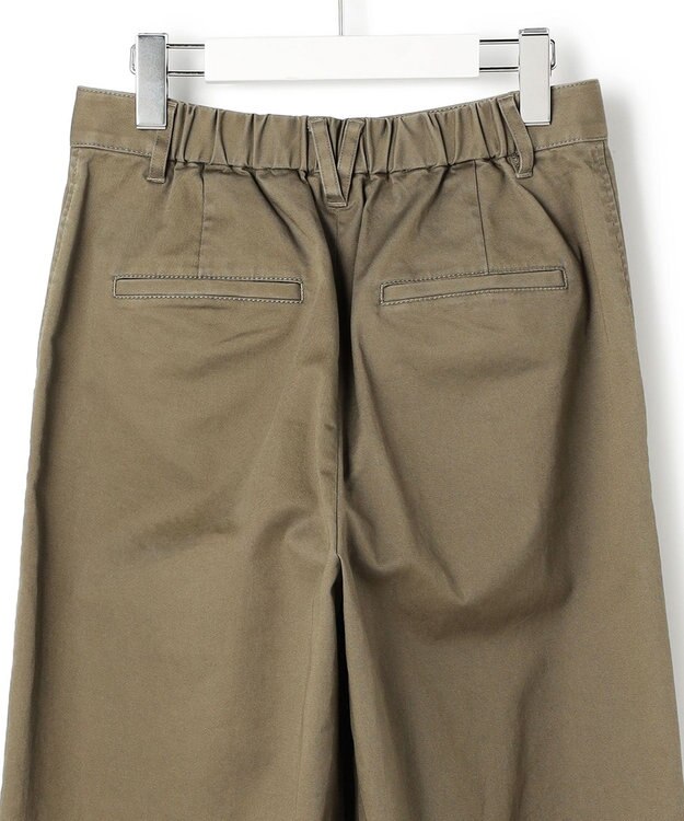 23区 【先行予約/Oggi9月号掲載/洗える】ストレッチギャバ チノ パンツ カーキ系