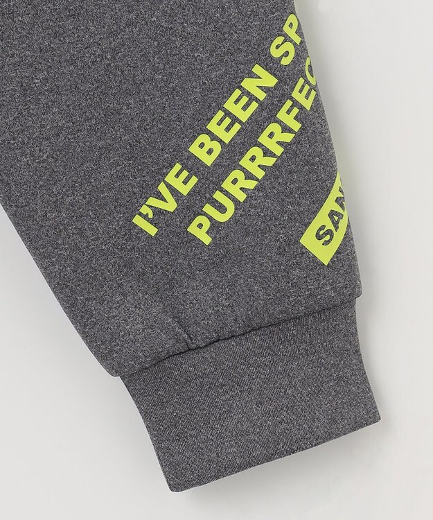 PW CIRCULUS 【MEN】【洗える/吸汗速乾/ストレッチ】ダンボール ロゴ ジップアップ パーカー ライトグレー系