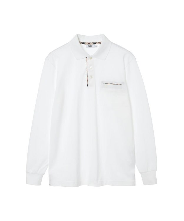 DAKS スーピマカノコ ポケットポロ ホワイト